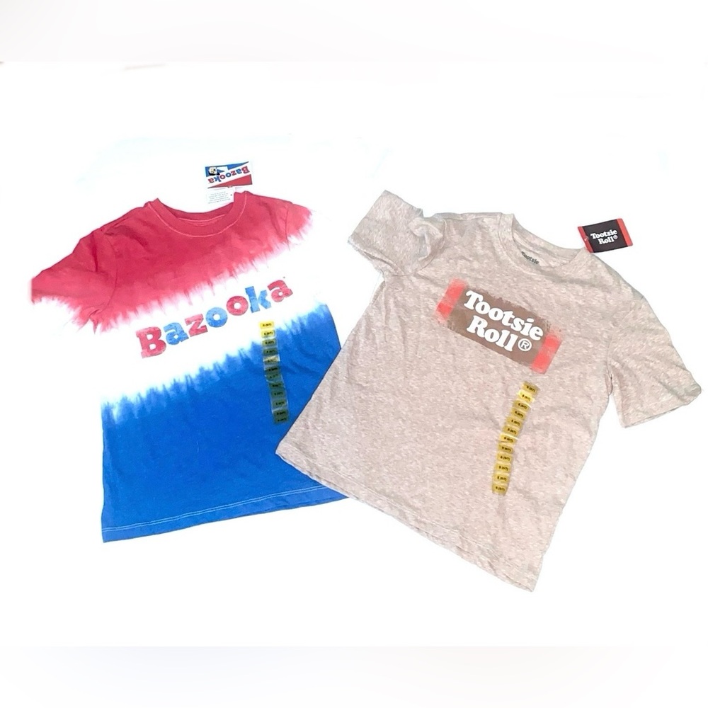 Tootsie Roll & Bazooka Gum Boys or Girls Tops T-Shrit